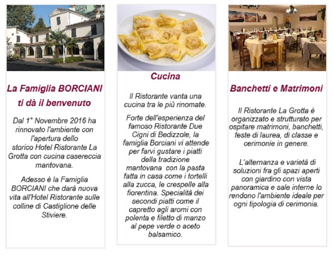 Hotel Ristorante La Grotta Castiglione Delle Stiviere Exteriör bild